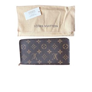 Louis Vuitton Monogram Porto Monesip Zip Around Wallet